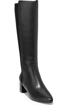 Black Boots Low Heel, Black Boots Low, Style Tall Boots, Heel Tall Boots, Boots Low Heel, Tall Black Boots, Sock Outfits, Tall Boot, Preppy Look