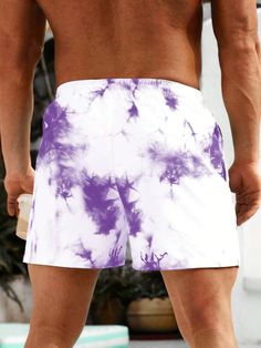 Get ready to make a splash in these Drawstring Boho Swim Trunks with a Boho twist. These bottoms convey a free-spirited vibe thanks to their stylish tie-dye pattern. The convenient drawstring allows for easy adjustment, ensuring a snug fit while you enjoy your water activities. Features: Style: Boho Pattern Type: Tie Dye Details: Drawstring Type: Bottoms Bottom Type: Shorts Fabric: Non-Stretch Care Instructions: Machine wash or professional dry clean Body: Lined Lining: 100% Polyester Size Chart Tie Dye Beachwear Bottoms For Beach, Tie Dye Summer Beach Bottoms, Casual Tie-dye Bottoms For Beach, Casual Tie Dye Bottoms For Beach, Summer Relaxed Fit Tie Dye Bottoms, Relaxed Fit Tie Dye Summer Bottoms, Relaxed Fit Tie Dye Bottoms For Summer, Purple Relaxed Fit Beach Bottoms, Purple Relaxed Fit Bottoms For Beach