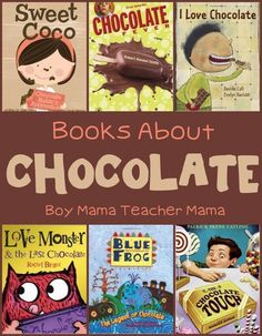 children's books about chocolate by mam teacher mama, with text overlay