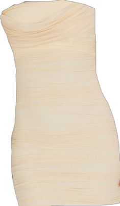 Summer Shapewear Mini Dress, Stretch Shapewear Mini Dress, Strapless Bodycon Mini Dress With Boning, Bodycon Mini Dress With Invisible Zipper, Cream Strapless Mini Dress For Cocktail, Beige Stretch Sheath Mini Dress, Strapless Cream Mini Dress For Evening, Cream Strapless Fitted Dress, Fitted Strapless Beige Mini Dress