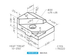 an image of a box with measurements for it