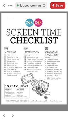 Free Activities For Preschoolers, Screen Time Chore Chart, Screen Time Checklist For Kids, After School Screen Time Checklist, Before Electronics Checklist, Screentime Rules For Kids, Screen Time Chart By Age, Routine Board For Kids, No Screen Time Activities