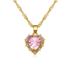 G&D Exquisite Lana Del Rey Necklace Majestic Princess Collection Ruby Crystal Heart Choker for Lana Del Rey Necklace, Crystal Heart Necklace, Zircon Necklace, Ruby Crystal, Heart Choker, Princess Collection, Necklace Choker, China Fashion, Crystal Heart