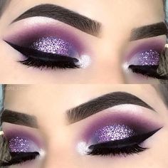 Machiaj Smokey Eyes, Purple Smokey Eye Makeup, Make Up Designs, Jasmine Wedding, Smokey Eye Makeup Look, Mekap Mata, Day Makeup Looks