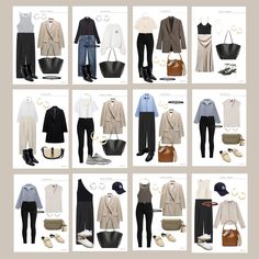 Outfits Wardrobe, 70 Outfits, Capsule Wardrobe Women, Capsule Wardrobe Outfits, Fashion Capsule Wardrobe, Look Plus Size, Travel Capsule Wardrobe, Winter Capsule Wardrobe, Fall Capsule Wardrobe