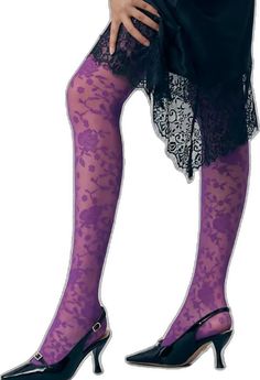 Stretch Purple Hosiery For Party, Purple Stretch Hosiery For Party, Purple Party Hosiery, Purple Thigh-high Party Tights, Purple Thigh High Party Tights, Purple Thigh-high Tights For Party, Purple Thigh High Tights For Party, Tight Purple Tights For Party, Purple Tight Tights For Party