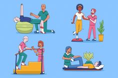 Occupational Therapy Activity, Therapy Illustration, Therapy Poster, Lower Your Blood Pressure, Therapy Activity, Reducing Cortisol Levels, Occupational Therapy Activities, Collection Illustration, Illustration People