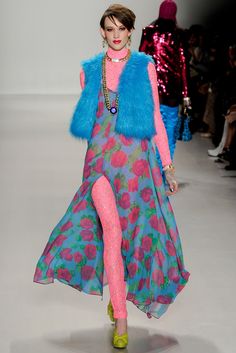 Betsey Johnson - Fall 2014 Ready-to-Wear Weird Clothes Aesthetic, Johnson Aesthetic, Maximalist Fashion, 2014 Fashion Trends, Runway Trends, Love Clothing, Fall 2014