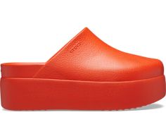 Dylan Platform Clog - Crocs Modern Slip-on Clogs With Cushioned Footbed, Modern Cushioned Slip-on Clogs, Modern Slip-on Clogs With Textured Sole, Modern Synthetic Clogs With Textured Sole, Modern Synthetic Clogs With Rubber Sole, Modern Leather Slide Mules, Trendy Synthetic Slide Clogs, Modern Synthetic Clogs With Removable Insole, Modern Clogs With Cushioned Footbed For Work