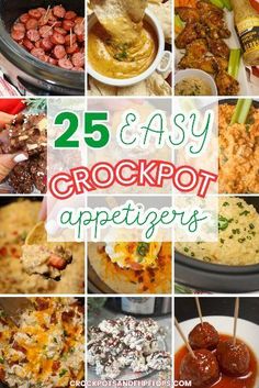 25 easy crockpot appetizers that are perfect for any family to enjoy