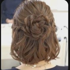 Long Hair Do, Curly Pixie Hairstyles, Short Hair Lengths, Hoco Hairstyles, Hairdos For Short Hair, Short Wedding Hair, Penteado Cabelo Curto, Short Hair Updo