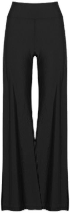 Womens Designer pants │ Luxury pants - Antoninias Stretch Nylon Wide-leg Parachute Pants, Sleek Solid Color 4-way Stretch Pants, Summer Full Length Nylon Bottoms, Sleek Full-length Pants With Elastic Waistband, Black Wide Leg Pants With Side Slits, Sleek Full-length Pants With 4-way Stretch, Sleek Summer Wide Leg Bottoms, Sleek Wide Leg Summer Bottoms, Wide Leg Nylon Pants With Elastic Waistband