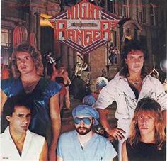 an album cover with the band night ranger