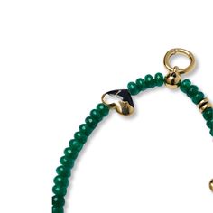 Aria Wristlet - Royal Emerald Quartz Green Charms Jewelry For Everyday, Everyday Green Charms Jewelry, Heart-shaped Gold Jewelry For Fashion, Elegant Charm Bracelet With Removable Charms, Elegant Everyday Charm Bracelet With Removable Charms, Elegant Yellow Gold Charm Bracelet With Removable Charms, Trendy Yellow Gold Heart Charm Jewelry, Trendy Yellow Gold Jewelry With Heart Charm, Luxury Everyday Jewelry With Heart Charm