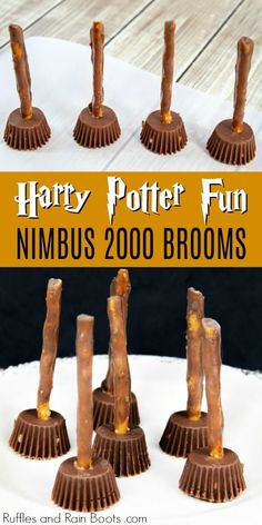 halloween treats with brooms for kids to make