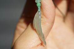 "♡This is a Natural type-A Burmese (Myanmar) ice light green Jadeite fish Pendant necklace, Traditional Chinese Knotting. ♡It's a finished product, you can get the style and color from the picture. ♡the necklace length: adjustable,up to 80cm. The Pendant Size:30mm*7.3mm*3.1mm. ♡Please note the original colors may be a little bit different from what you see on your monitor. ♡the shop preferential policies: 1. All items are free shipping using FedEx (As long as the city can be transported by FedEx Hand-strung Chrysoprase Jewelry Gift, Fish Pendant Necklace, Chinese Knot, Traditional Chinese, Light Green, Necklace Lengths, Gemstone Rings, Silver Rings, Pendant Necklace