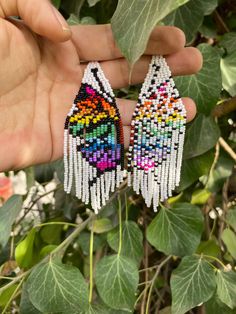 Multicolor Butterfly Charm Earrings, Handmade Multicolor Butterfly Earrings, Bird Ears, Mismatch Earrings, Mothersday Gift, Fringe Earring, Nature Earrings, Rainbow Butterfly, Light Earrings