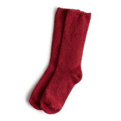 Step into ultimate comfort and warmth with our Fleece Socks. Designed to keep your feet cozy and snug, these plush socks offer the perfect blend of comfort, style and functionality, making them the ideal choice for lounging at home, staying warm during cold winter nights, or simply adding a layer of plush comfort to your everyday footwear. Vera Bradley Fleece Socks in Red Soft Snug-fit Socks For Indoor Use, Soft Snug Socks For Indoor Use, Cozy Warm Solid Color Socks, Comfortable Warm Red Socks, Super Soft Cozy Solid Socks, Cozy Super Soft Solid Color Socks, Cozy Red Socks For Fall, Cozy Solid Color Super Soft Socks, Fleece Socks