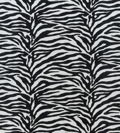 black and white zebra print fabric