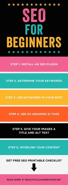 the ultimate guide to wordpress seo for beginners info sheet with text overlay