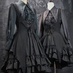 A gothic blouse that looks like an aristocratic lady from medieval Europe. Her collar has a cross sword embroidered on it, the back is laced, and the chest is decorated with a statement frill. She is a mysterious young lady with a gorgeous aura. 
 
 

 

 
 
 
 Size 
 
 XS size 
 
 Length: 63cm 
 Bust: 84cm 
 Waist: 72cm 
 Sleeve length: 62cm 
 
 S size 
 
 Length: 64cm 
 Bust: 88cm 
 Waist: 76cm 
 Sleeve length: 62cm 
 
 M size 
 
 Length: 65cm 
 Bust: 92cm 
 Waist: 80cm 
 Sleeve length: 62.5cm Gothic Victorian Long Sleeve Dress For Costume Party, Gothic Victorian Dress For Costume Party, Long Sleeve Victorian Dress For Larp, Black Long Sleeve Victorian Dress For Cosplay, Black Victorian Long Sleeve Dress For Cosplay, Black Gothic Blouse For Formal Occasions, Gothic Fitted Blouse For Costume, Gothic Long Sleeve Victorian Dress For Cosplay, Gothic Victorian Long Sleeve Dress For Cosplay