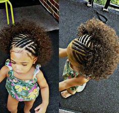 Awww Crochet Braids Hairstyles For Kids, Braid Styles For Girls, Different Hair Styles, Twisted Hair, Kid Braid Styles, Kids' Braids, Pelo Afro, Different Hair