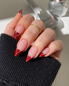 Casual Nails, Heart Nails, Dream Nails, Chic Nails, Valentine's Day Nails, Valentines Nails, Long Acrylic Nails, Cute Acrylic Nails