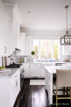 the kitchen is clean and ready for us to use in its new owner's home