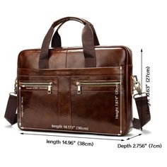 Leather Briefcase Men Business, Office Bags For Men, Crossbody Laptop Bag, Business Bags Men, Shoulder Bag For Men, Laptop Bag Men, Business Laptop Bag, Mens Crossbody Bag, Leather Briefcase Men