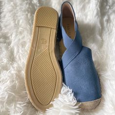 Brand New Without Tags. Blue Espadrilles, Long Walk, Long Walks, Espadrille Shoes, Beautiful Blue, Espadrilles, Color Blue, Walking, Women Shoes