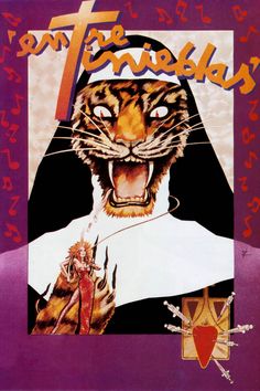 an image of a tiger that is on the cover of a book with it's mouth open