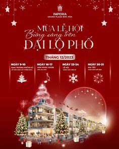 an advertisement for the christmas festival in dai lo pho, thailand on december 29 - 27