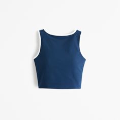 Elevate your workout wardrobe with the Abercrombie & Fitch Women's Ypb Sculptlux Slash Tank in a sophisticated dark blue. This slim-fitting tank is expertly crafted from our exclusive sculptLUX fabric, designed to offer both comfort and a flattering, sculpted silhouette.

- Size: XXL
- Color: Dark Blue
- Material: Lining: Polyester, Elastane
- Gender: Female
- Features: Cropped length, slash neckline

Ideal for active pursuits or casual wear, this tank top combines functionality with fashion, en Female Features, Workout Wardrobe, American Clothing, Active Women, Hold You, American Apparel, Abercrombie Fitch, Gender Female, Casual Wear