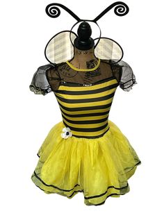 Halloween Buzzing Bee Costume Headband Wings Dress L (10-12) Dress Up | eBay Bee Costume Kids, Bee Costumes, Queen Bee Costume, Dress With Wings, Bee Wings, Superhero Cape, Wings Dress, Bee Costume, Superhero Capes