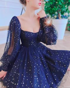 Short Graduation Dresses, Dresses Long Sleeves, Tulle Evening Dress, Princess Gown, Long Sleeve Evening Dresses, Homecoming Dresses Short, Hoco Dresses, Junior Dresses, Evening Dresses Long