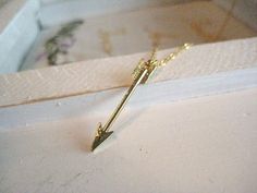 24K Gold Arrow Necklace gold arrow necklace by UrbanTreasureDesign Gold Arrowhead Necklace As A Gift, Gold Arrowhead Necklace Gift, Gold Arrowhead Necklace For Gift, Gold Arrowhead Jewelry Gift, Gold Arrowhead Jewelry For Gift, Indian Arrow, Gold Arrow, Eagle Mountain, Necklace Indian