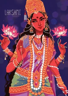 Diwali Thoughts, Hindi Goddess, Indian Illustrations, Indian Drawing, Amazing Illustrations, Arte Yoga, God Idols, Indian Illustration, Spiritual Images