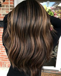 Brown Hair Cuts, Brown Hairstyles, Caramel Highlights, Brown Shade, Brown Balayage, Hair Healthy, Long Brown Hair, Hair Color Highlights