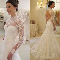 two pictures of a woman in a wedding dress and another photo of a woman in a bridal gown