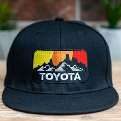 Toyota TRD Retro Vintage Snapback Hat Snapback Hat With Logo Patch For Outdoor Activities, Outdoor Fitted Cap With Logo Patch, Curved Brim Snapback Hat With Logo Patch For Outdoor, Camping Snapback Baseball Cap With Logo Patch, Outdoor Logo Patch Baseball Visor Cap, Outdoor Logo Patch Baseball Cap, Outdoor Activities Fitted Cap, Snapback Camping Hat, Snapback Baseball Cap With Logo Patch For Outdoor