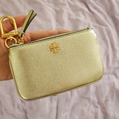 Gold Color. Only Worn Few Times Tory Burch Bag, Small Wallet, Car Decor, Tory Burch, Gold Color, Bag Lady, Wallet, Women Shopping, Gold