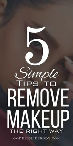 Removing Makeup, Remove Makeup, Makeup Remover, Make Sure, Healthy Skin, Skin, Make Up