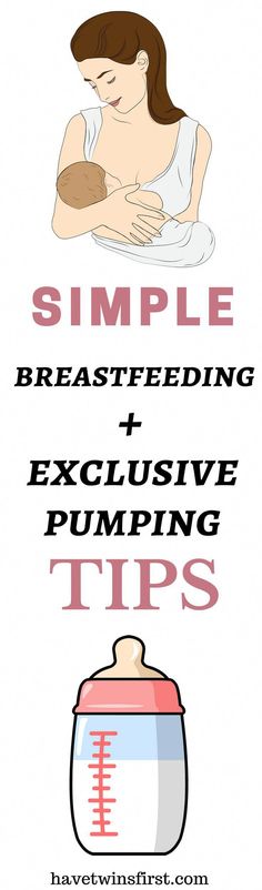 a woman breastfeeding and excusive pumping tips