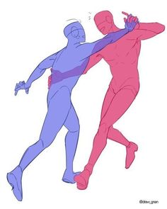 Two Guys Standing Next To Each Other, Villain And Hero Poses Reference, Best Friend Art Poses, Slow Dancing Drawing Reference, Pride Pose Reference, Bumping Into Someone Drawing, Male Couple Pose Reference Drawing, Enemies To Lovers Reference Pose, Kid Poses Drawing