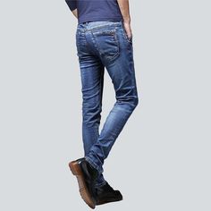 Introducing our 2023 Spring Collection of dark wash. slim. high-waisted jeans with a blue light wash finish ââ‚?the perfect combination of simple style and contemporary chic! These jeans are crafted with premium denim. and feature a zipper & button closure for both functionality and flair. Their stretchy fabric and distinctive washed pattern make them the ideal statement piece for any outfit. and their resilient construction ensures they'll last for seasons to come.Why They're Your Next Staple C Contemporary Chic, Jeans For Men, Business Meeting, Jeans Online, Light Wash Jeans, Casual Style Outfits, Wash Jeans, Premium Denim, Style Outfits