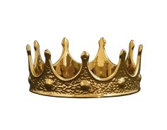 a gold crown with the words good morning on it and an emoticive emoticion