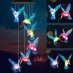 PRICES MAY VARY. 【Romantic Solar powered wind chime】Akavdou solar wind chimes is more than a wind chime, it's also a wind chime light with 7 color changing randomly. I am here wind chimes light automatically turn on at night and turn off during day 【Relaxing lights ambience in your home】 wind chimes outdoor clearance, a relaxing light show for you in the night. Sitting in the chair, watching the lights, listen to the music, the best relaxing choice for yourself after a long day 【Lovely Color cha Patio Christmas Decor, Gifts For Mom Birthday, Mom Birthday Gifts, Solar Wind Chimes, Hummingbird Gifts, Memorial Wind Chimes, Solar Wind, Lights Outdoor, Mom Birthday