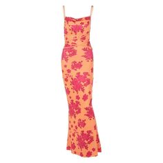 Please refer to our sizing chart for a guideline when choosing a size. 5 business days order processing time. 90% polyester 10% spandex. Fitted Printed Halter Neck Maxi Dress, Fitted Halter Neck Printed Maxi Dress, Chic Printed Maxi Dress With Spaghetti Straps, Elegant Printed Maxi Dress For Date Night, Fitted Backless Sundress Maxi Dress, Elegant Fitted Printed Maxi Dress, Chic Printed Backless Maxi Dress, Fitted Spaghetti Strap Printed Dresses, Printed Fitted Backless Maxi Dress