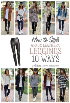 Shoes To Wear With Faux Leather Leggings, What To Wear With Faux Leather Leggings, How To Wear Leather Leggings, Faux Leather Leggings Outfit Casual, How To Wear Faux Leather Leggings, Styling Leather Leggings, What To Wear With Leather Leggings, How To Style Leather Leggings, How To Style Faux Leather Leggings