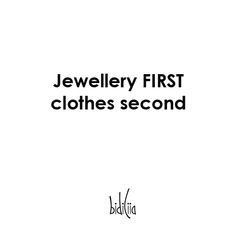 the cover of jewellery first clothes second